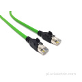 Wysokiej jakości 4-biegunowy kod D kabla Ethernet RJ45